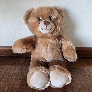 Build-A-Bear tan Brown soft stuffed animal plush toy excellent condition 14 inch
